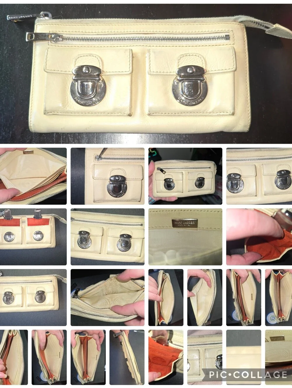 Authentic Vintage Marc Jacobs Blake Collection Clutch Wallet/Wristlet Y2K